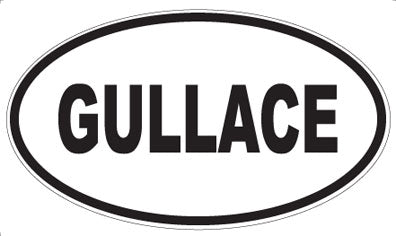 GULLACE - Oval Sticker