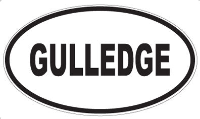 GULLEDGE - Oval Sticker