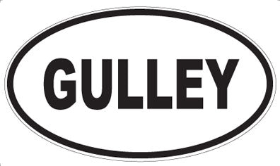 GULLEY - Oval Magnet