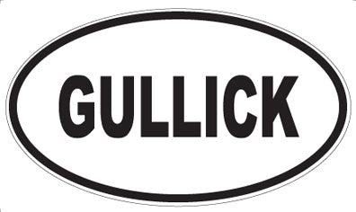 GULLICK - Oval Sticker
