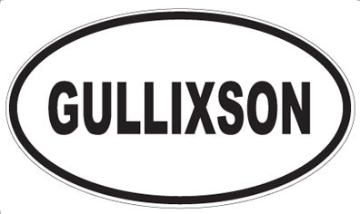 GULLIXSON - Oval Magnet