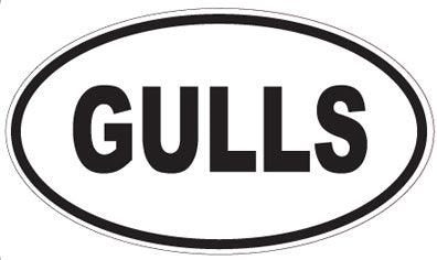 GULLS - Oval Magnet