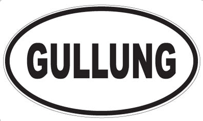 GULLUNG - Oval Magnet