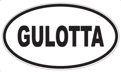 GULOTTA - Oval Sticker
