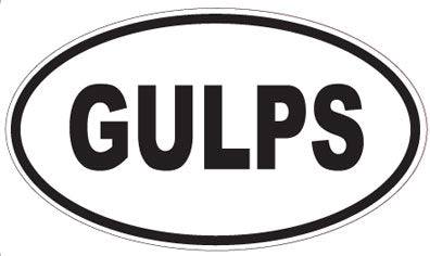 GULPS - Oval Magnet
