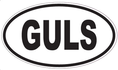 GULS - Oval Sticker