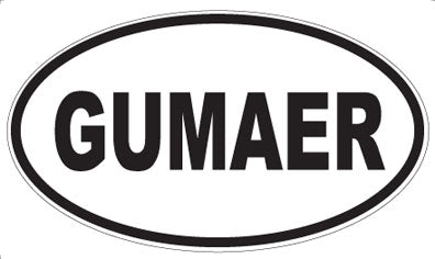 GUMAER - Oval Magnet