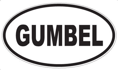 GUMBEL - Oval Magnet