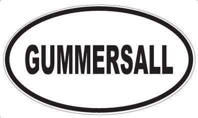 GUMMERSALL - Oval Magnet