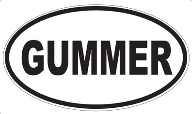 GUMMER - Oval Magnet