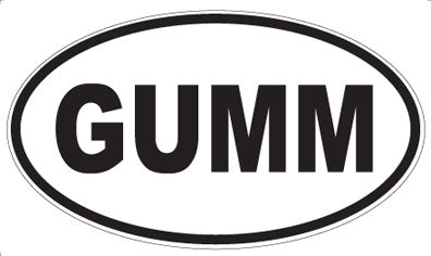 GUMM - Oval Magnet