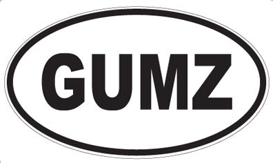 GUMZ - Oval Magnet