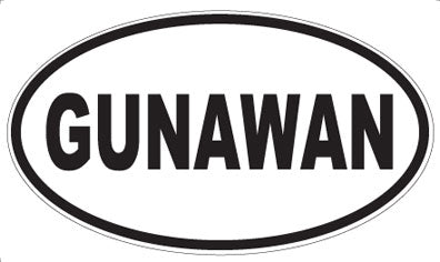 GUNAWAN - Oval Magnet