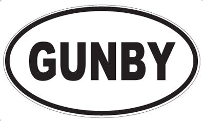GUNBY - Oval Magnet