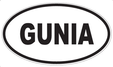 GUNIA - Oval Magnet