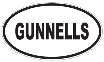 GUNNELLS - Oval Magnet