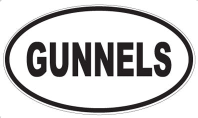 GUNNELS - Oval Magnet