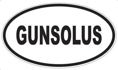 GUNSOLUS - Oval Magnet