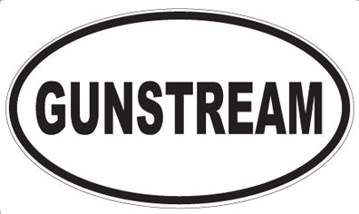 GUNSTREAM - Oval Magnet
