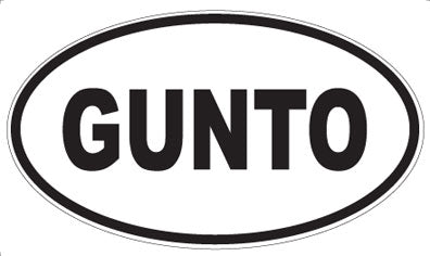 GUNTO - Oval Magnet