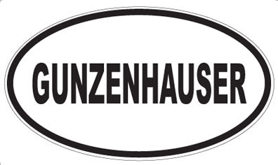 GUNZENHAUSER - Oval Magnet
