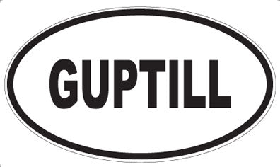 GUPTILL - Oval Magnet