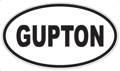 GUPTON - Oval Magnet