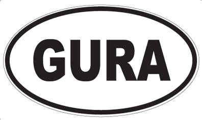 GURA - Oval Sticker