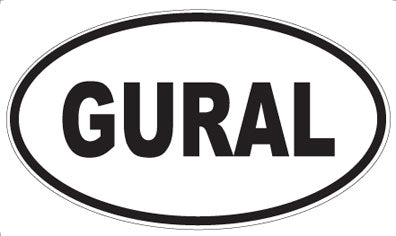 GURAL - Oval Sticker