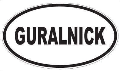 GURALNICK - Oval Magnet