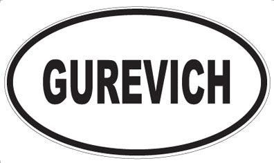 GUREVICH - Oval Magnet