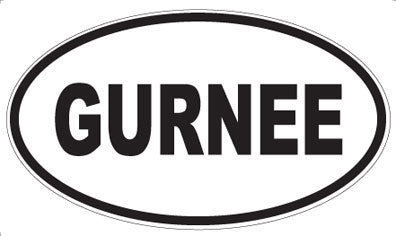 GURNEE - Oval Magnet