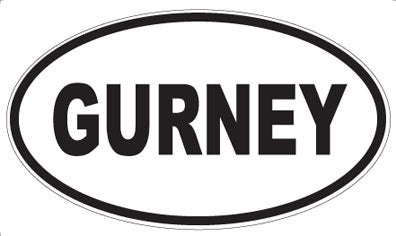 GURNEY - Oval Magnet