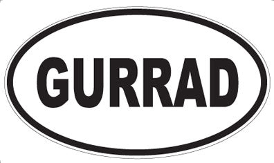 GURRAD - Oval Magnet