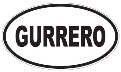 GURRERO - Oval Sticker