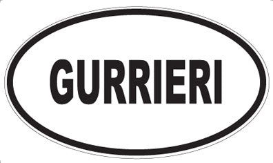 GURRIERI - Oval Magnet