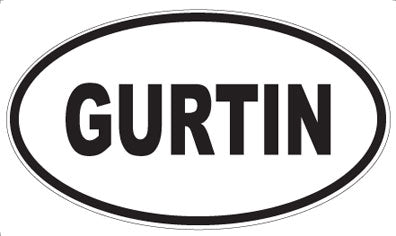 GURTIN - Oval Magnet