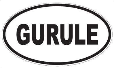 GURULE - Oval Sticker