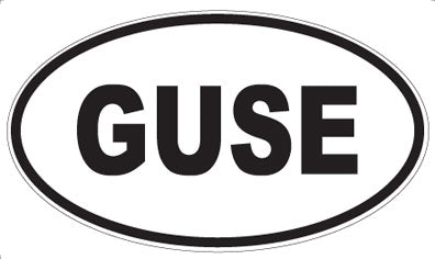 GUSE - Oval Sticker