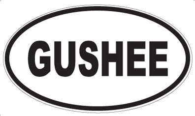 GUSHEE - Oval Magnet