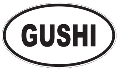 GUSHI - Oval Sticker