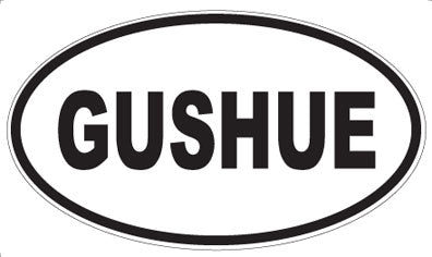 GUSHUE - Oval Magnet