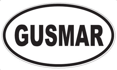 GUSMAR - Oval Magnet