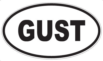 GUST - Oval Magnet