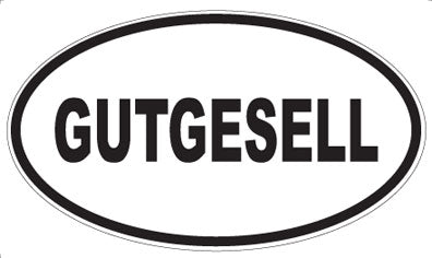 GUTGESELL - Oval Magnet