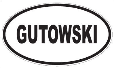 GUTOWSKI - Oval Magnet