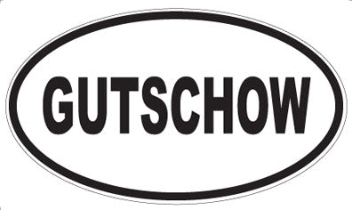 GUTSCHOW - Oval Magnet