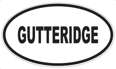 GUTTERIDGE - Oval Magnet
