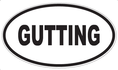 GUTTING - Oval Sticker