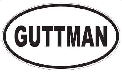 GUTTMAN - Oval Magnet